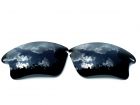 Galaxylense replacement for Oakley Fast Jacket XL Black Color Polarized