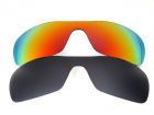 Galaxylense replacement for Oakley Antix Black&Red Polarized 2 Pairs