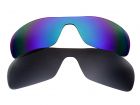 Galaxylense replacement for Oakley Antix Green&Black Polarized 2 Pairs