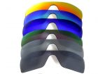 Galaxy Replacement Lenses For Oakley Batwolf Black/Titanium/Purple/Blue/Green/Red 6 Pairs Polarized