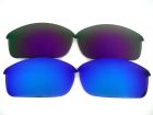 Galaxylense replacement for Oakley Flak Jacket Purple&Blue, 2 pairs