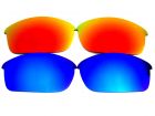 Galaxylense replacement for Oakley Flak Jacket Red&Blue, 2 pairs