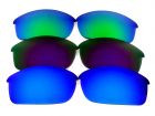 Galaxylense replacement for Oakley Flak Jacket Green&Purple&Blue Polarized 3 pairs