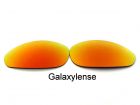 Galaxylense replacement for Oakley Straight Jacket (1999) Red color