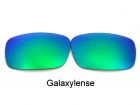 Galaxy Replacement Lenses For Oakley Jawbone Non-Vented Green Color Polarized