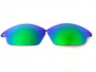Galaxy Replacement Lenses For Oakley Fast Jacket Green Color Polarized