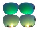 Galaxylense replacement for Oakley Garage Rock Green & Gold, 2 pairs