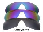 Galaxylense replacement for Oakley Antix Black&Purple&Green Polarized 3 Pairs