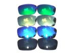 Galaxylense replacement for Oakley Fives Squared Blue&Black&Gold&Green 4 Pairs