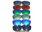 Galaxy Replacement Lenses For Oakley Fives Squared Black&Blue&Gold&Green&Red&Titanium 6 Pairs Polarized